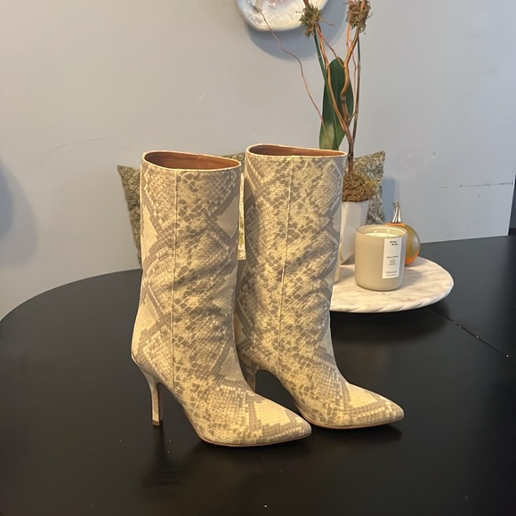 Paris Texas mid calf snake skin boots - Picture 2 of 6